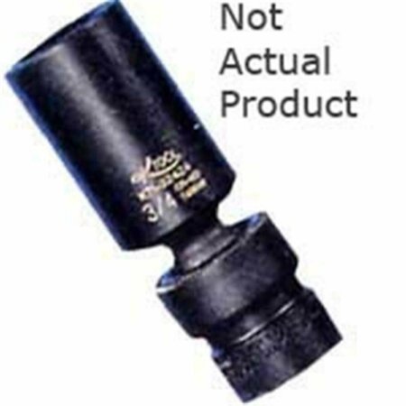 KEEN 0.37 in. Drive Swivel 6 Point Deep Impact Socket - 0.43 in. KE3544380